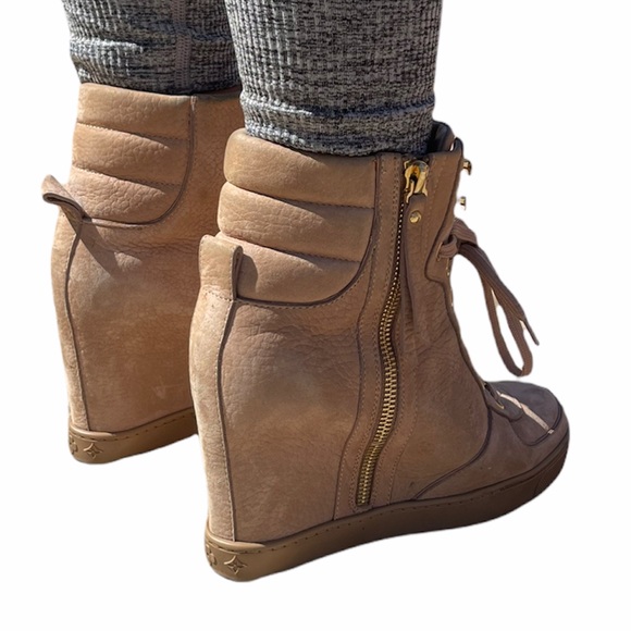 My Louis Vuitton Lace Up Wedge Ankle Boots - Picture 7 of 10